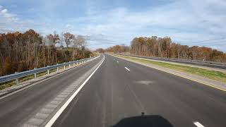 New Us Route 35 South Time Lapse Closed Road