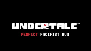 UNDERTALE "PERFECTION" Pacifist Run - All yellow names - No hit credits - PS4