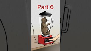 Cat in blender, Happy Ending 💔 #shorts #cat #viralvideo #story