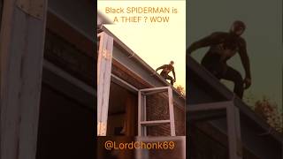 BLACK SPIDERMAN is a thief 😱 ? SPIDEY really said the VENOM made me do it . Lizard boss fight soon