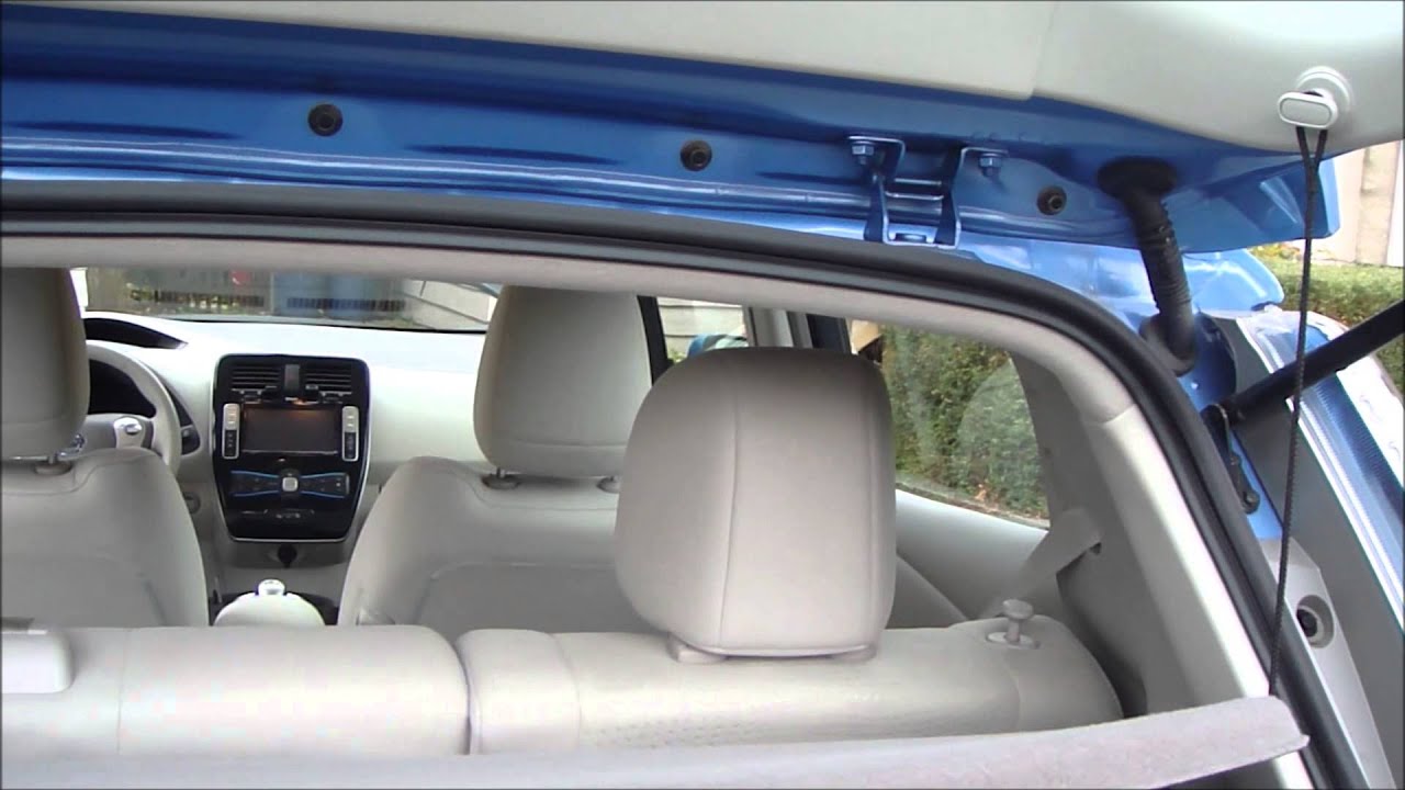 2012 Nissan Leaf Sl Electric Car Walk Around Interior Exterior Engine Bay