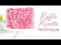 How to Create a Ruffle Rosette Cake Decorating Tutorial