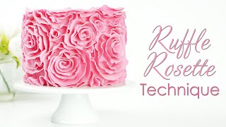 How to Create a Ruffle Rosette Cake Decorating Tutorial
