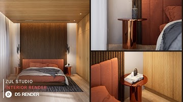 Interior Render : Image & Animation with D5 Render | Bedroom 253 Part 2 | Downloadable File Included