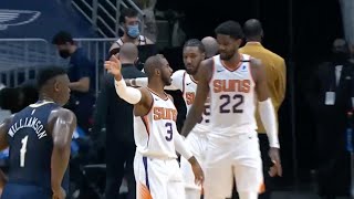 Chris Paul Exchanges Words With DeAndre Ayton After A Soft Putback! screenshot 1