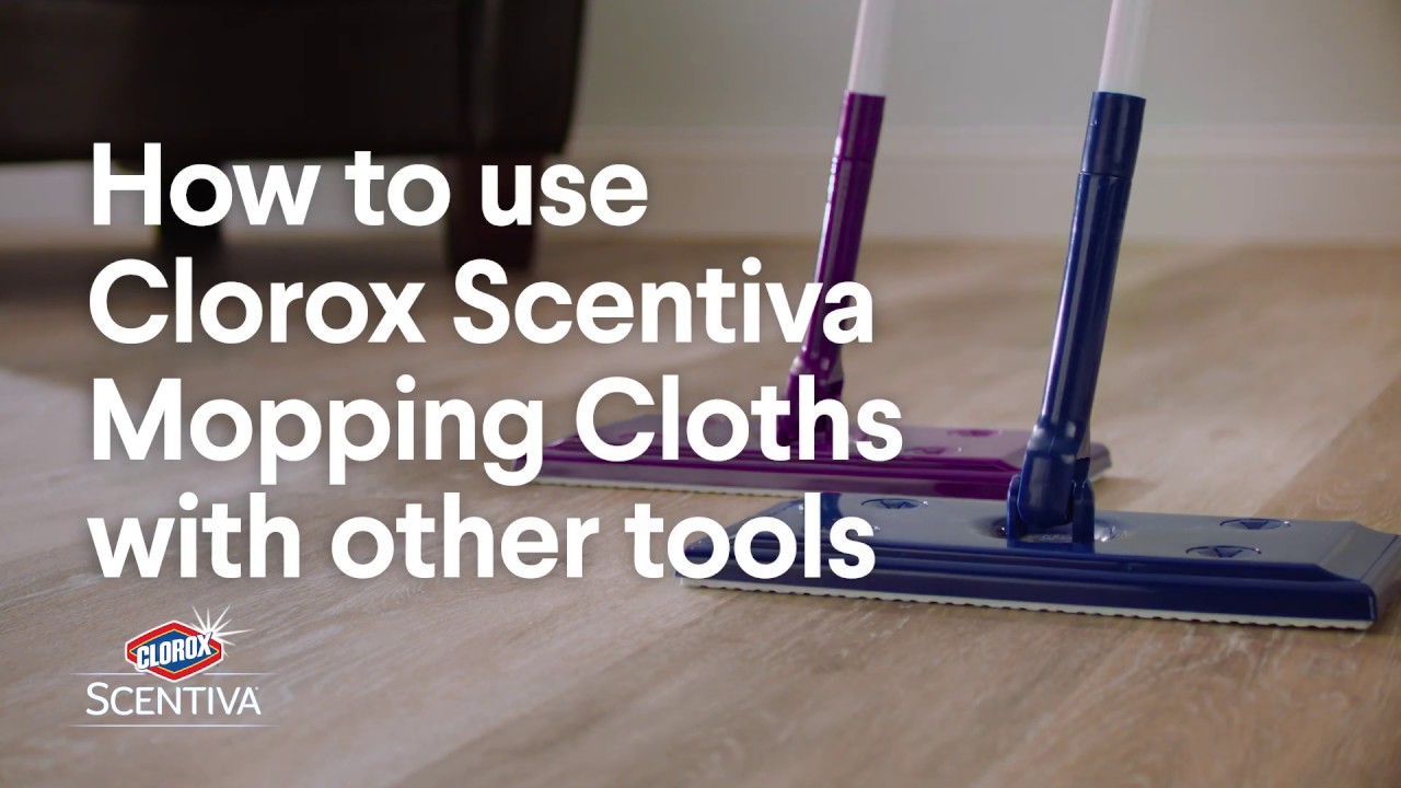 How To Use Clorox Scentiva Mopping Cloths With Other Mop Tools
