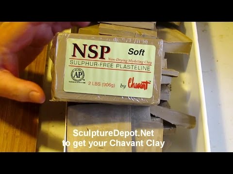 CHAVANT NSP soft clay   Preparing it for Use - Clay From Sculpture Depot