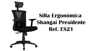 Funcionalidad Silla Ergonómica Shanghái Presidente Ref. ES21 - Multilink Ergonómicos