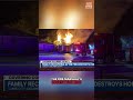 House Fire Heroics: Dog Saved, Community Rallies for Family! #shorts