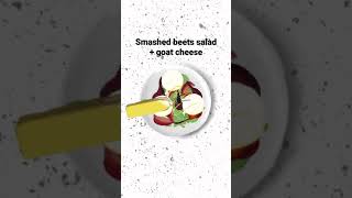 Smashed Beets Salad   Goat Cheese Animation Recipe