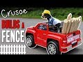 Ep #3: Crusoe the 'Handydog' Build a Fence! - (Cute Dachshund Video!)