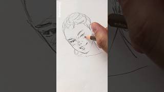 Draw various facial expressions (Face drawing)