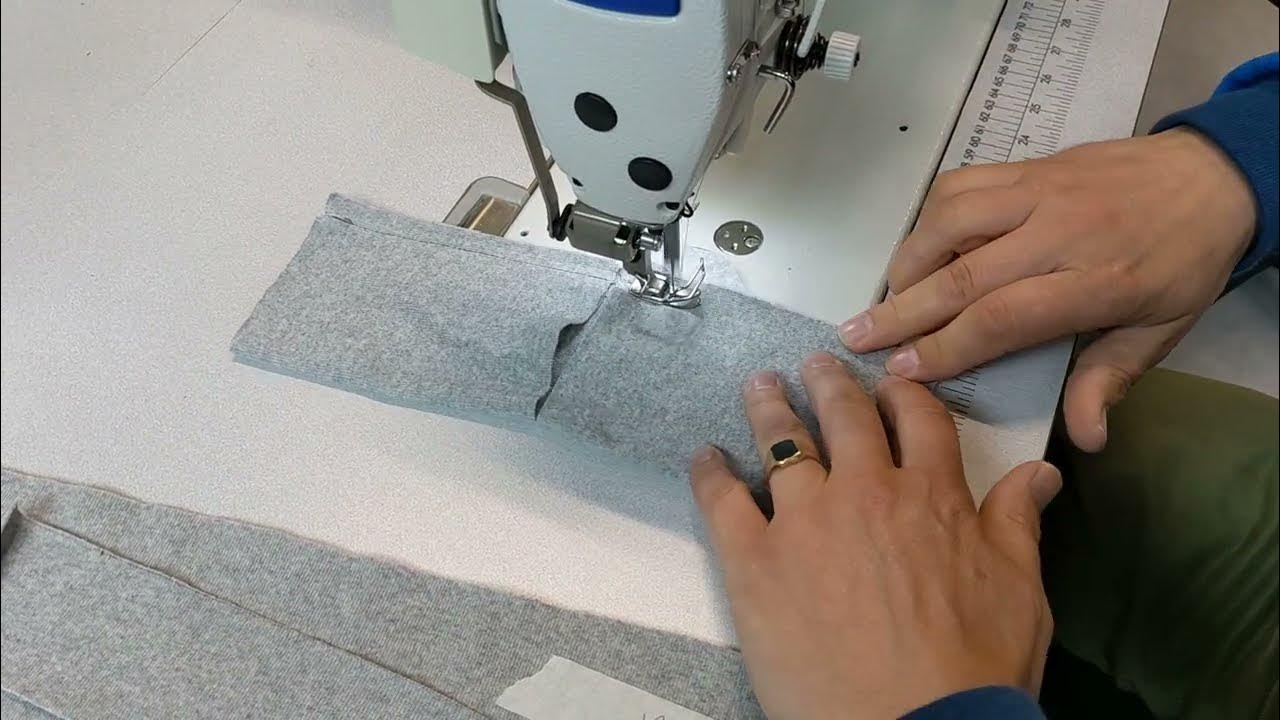 How to sew a sweatshirt Video 1 joining sweatshirt ribbing seams