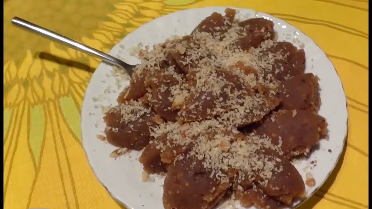 Ramazanski specijalitet Strina Havina halva sa kašike YouTube