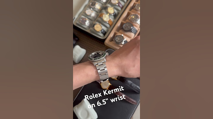 Rolex Submariner Kermit on my 6.5” wrist #submariner # rolex