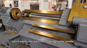 The advantages of a rigid rail slant bed CNC lathe.