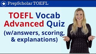 TOEFL Vocabulary Quiz! | Practice Advanced English Vocabulary screenshot 4