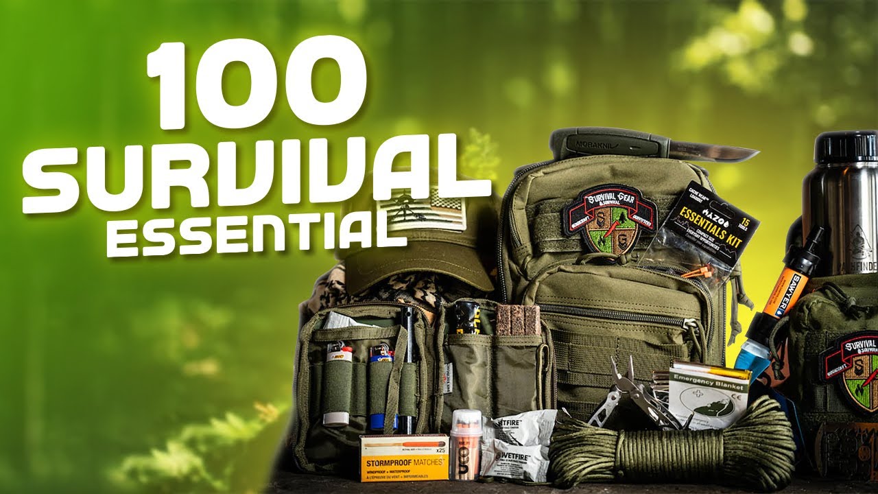 100 Essential Survival Gear & Gadgets You Must Have 