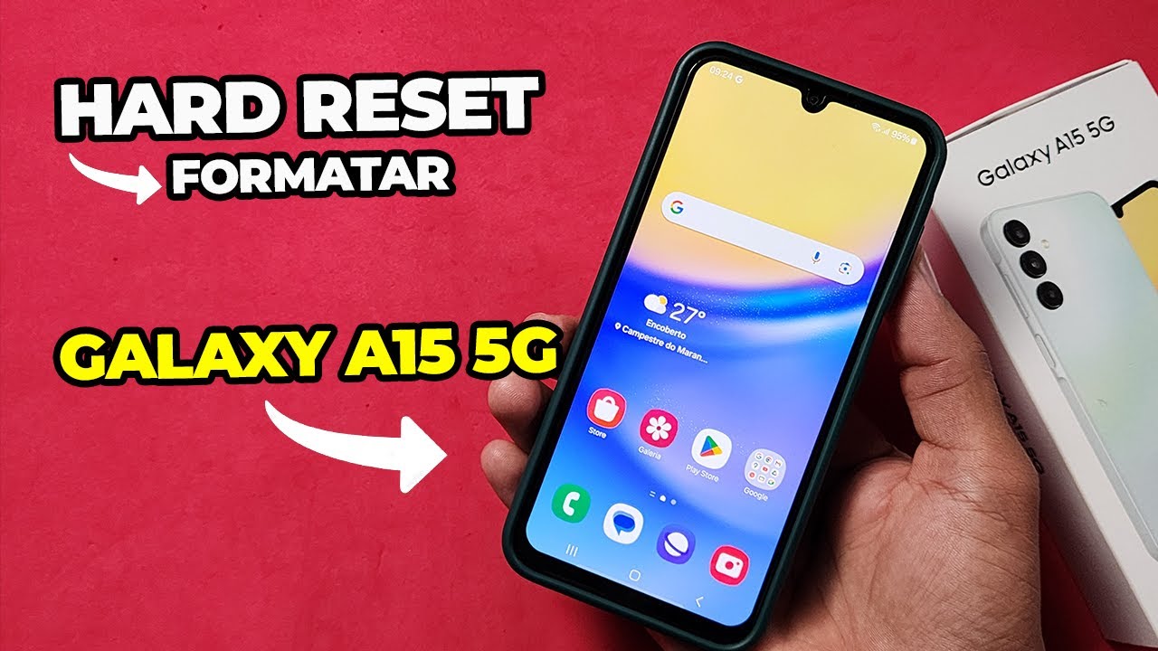 Como FORMATAR o GALAXY A15 e A15 5G Corretamente Passo a passo HARD ...