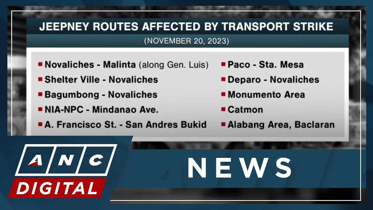 Anc Strike Three-day transport strike begins | ANC - YouTube
