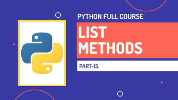 List Methods in Python | Python Full Course | Part-15 | Hindi