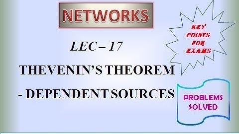Lec - 17 - Thevenin