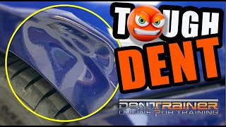 Tough Paintlesss Dent Repair Tutorial | PDR Training BMW Z4