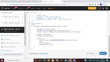 Remove linked List elements(Leetcode)