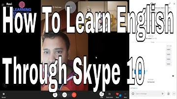 How To Learn English Through Skype 10, How To Learn English With An Indian Accent Official Video!