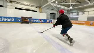 Тренировка на льду. Техника рук. #hockeyskills #icehockey #hockey #nhl