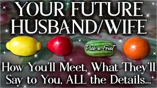 YOUR FUTURE SPOUSE 👰🏻‍♀️ How You’ll Meet, What Theyll Say to You, All the Details💍 Pick a Card Tarot