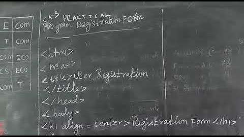 11th COMPUTER APPLICATION PRACTICAL EX3 REGISTRATION FORM TAMIL MEDIUM