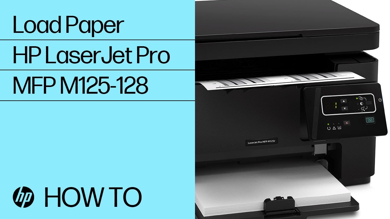 HP LaserJet Pro MFP M125 series Setup | HP® Support