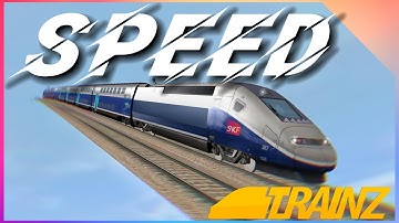 Trainz Driver2 - TGV Speed Test!