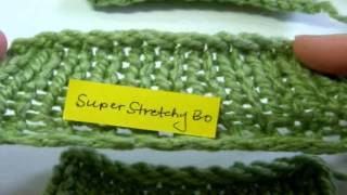 Loom Knitting Bind Off Comparison