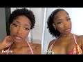 HOW TO : Sleek Ponytail On Very Short Natural Type 4 hair | Better Length 💓