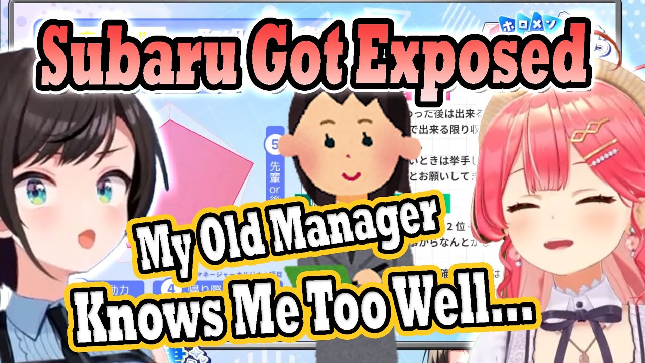 Subaru Gets Exposed by Her Old Manager in Miko’s Hololive Member Manual! 😂📋