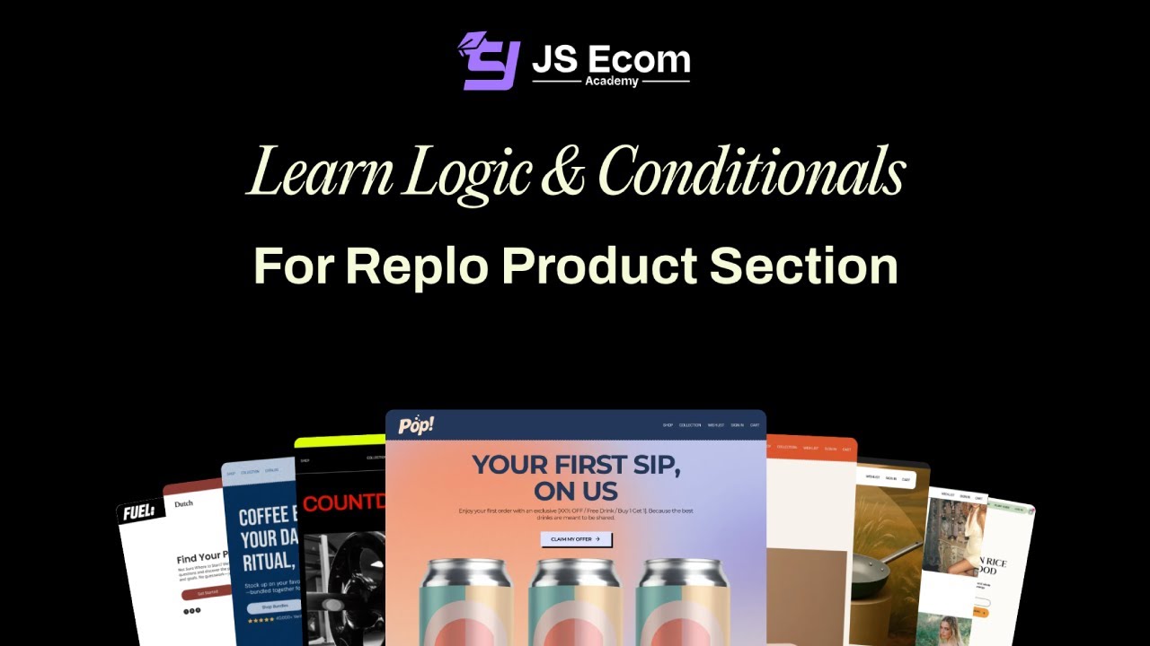 Replo Logic & Conditionals for Building Product Section - YouTube