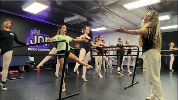Ballet Class | intermediate Level | last class before spring break | JDI Dance Studio