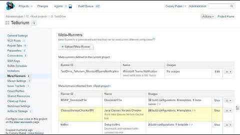 Extracting meta runner