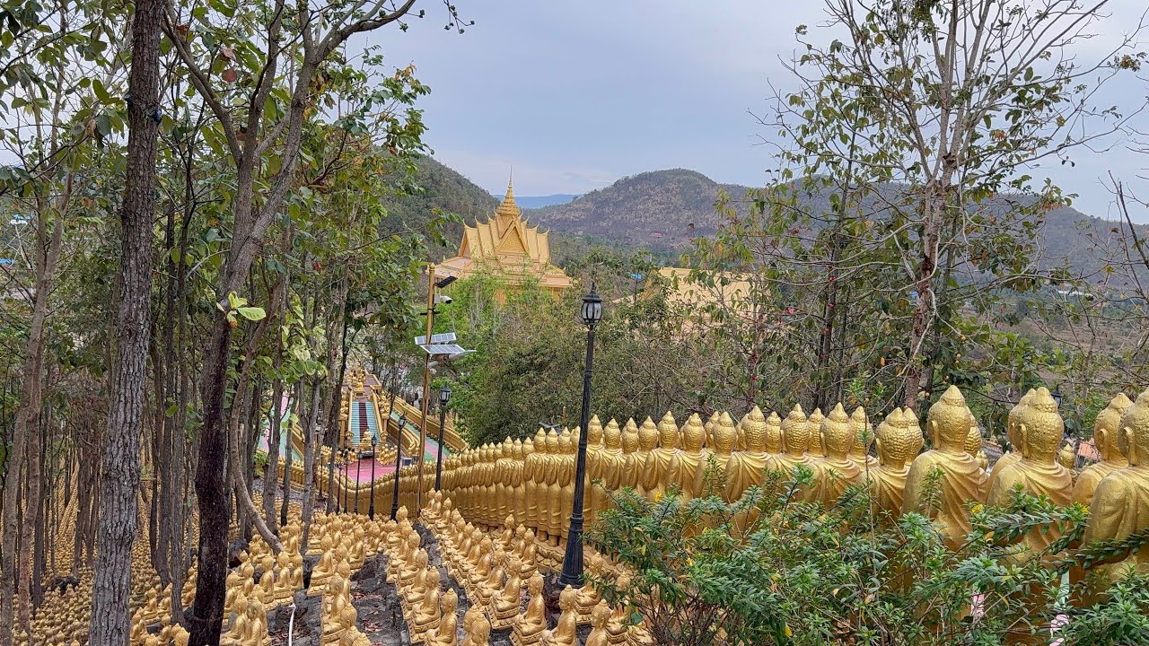 #ព្រះពុទ្ធ 84000 អង្គ វត្តពុទ្ធគិរីកម្ពុជា ដាក់ជិតគ្រប់អង្គហើយ 