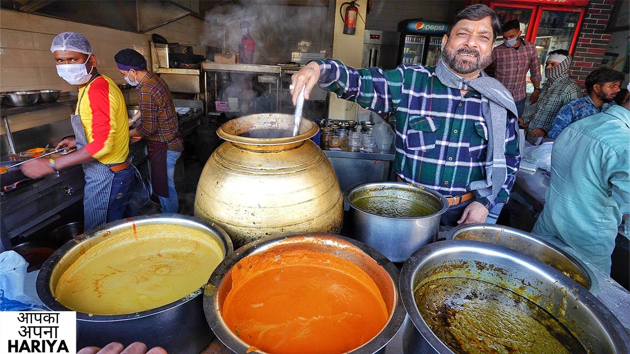 170/- Rs Roadside Indian Street Food Thali   Kali Mirch Paneer, Dal Maha Paratha, Rara Chaap