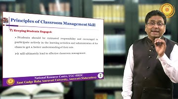 Classroom Management Skills – Part II - Dr. Gajanan Gulhane