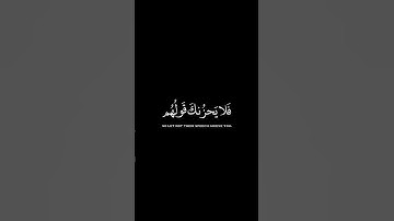 فلا يحزنك قولهم القارئ محمد هشام