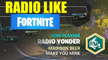 UE5 Radio System Like Fortnite | Track Name + Playlist Setup 🔊