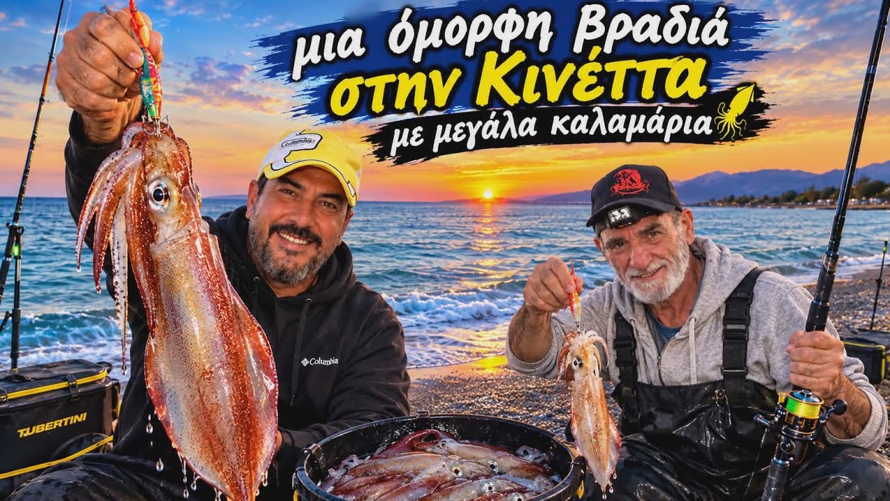 Δεν Περιμέναμε Τέτοια Βραδιά στην Κινέτα! 🦑🎣 | Ψάρεμα με τον Άρη@EGINGteam
