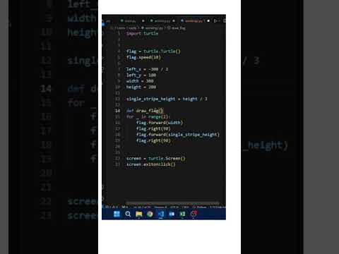 Indian Flag in Python Turtle  #python #shorts #youtube shorts #turtle #python programming  #coding