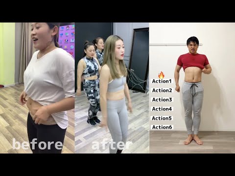 【くびれ特化】簡単な動きですウエストを細くするエクササイズ　Exercise that narrows your waist by -5cm just by doing it 10 times