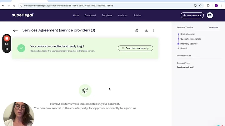 Instant Contract Review & Redlining with Superlegal’s AI