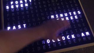 Word clock UI demonstration